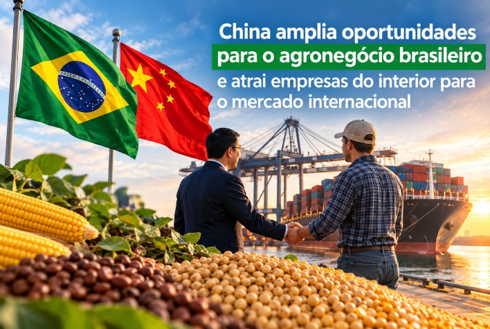 China amplia oportunidades para o agronegócio brasileiro e atrai empresas do interior para o mercado internacional