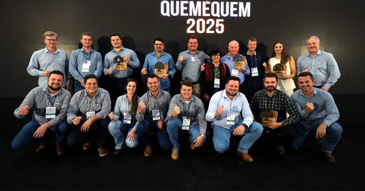 Prêmio Quem é Quem reconhece as maiores e melhores cooperativas de proteína animal em 11 categorias